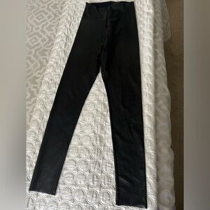 Faux leather leggings